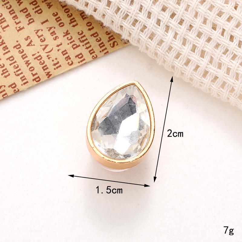 Heart Bow Gemstone Shoe Charms: DIY Detachable Accessories for Crocs and More