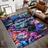 Custom Cheshire Cat Mat Personalized Name, Polyester Washable Indoor Entryway Rug, Gift for Christmas, Easter, Thanksgiving Day