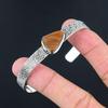 Womens Day Sale Rainbow Jasper Stone 925 Sterling Silver Wife Bangle Bracelet