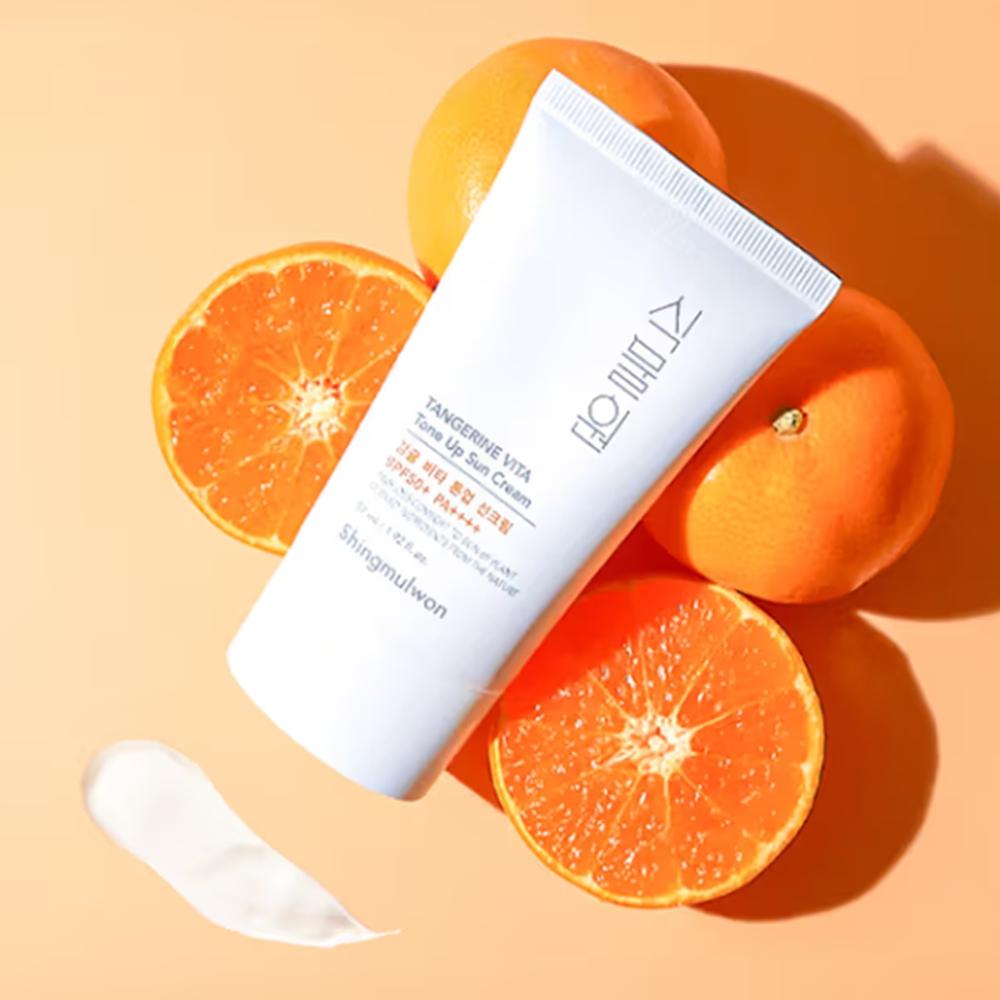 shingmulwon Tangerine Vita Tone-Up Sun Cream 57ml