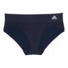 Solid Color High Elastic Ribbed Breathable Thin Triangle Underwear Women Underwear Dark-Green 4A2H35-709