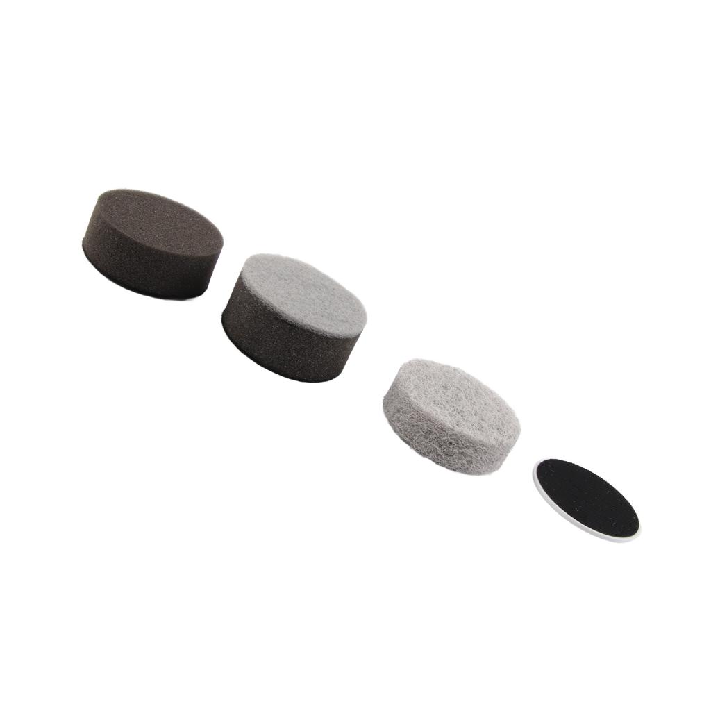 3PCS Electric Spin Scrubber Head Cordless Cleaning Scrubber Brush Head for Replacement Coarse Fiber , Sponge, Cleaning