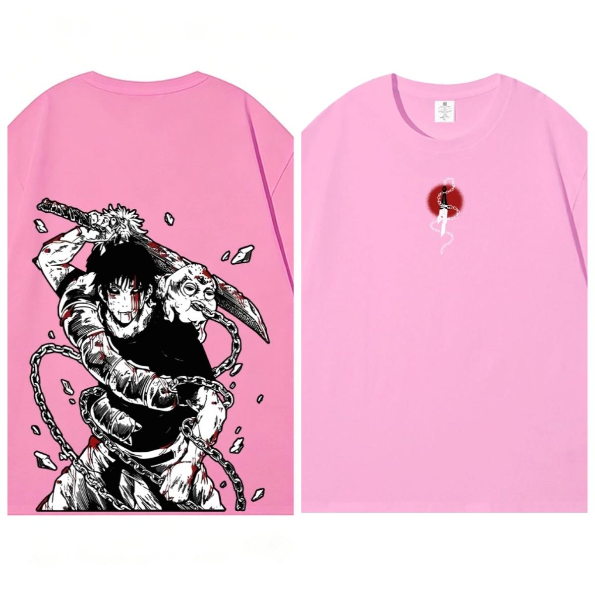 

2026 New Toji in Jujutsu Kaisen Back Art Cotton Tee Highquality Streetwear Tshirts Suitable for Both Unisex and Women Summer S