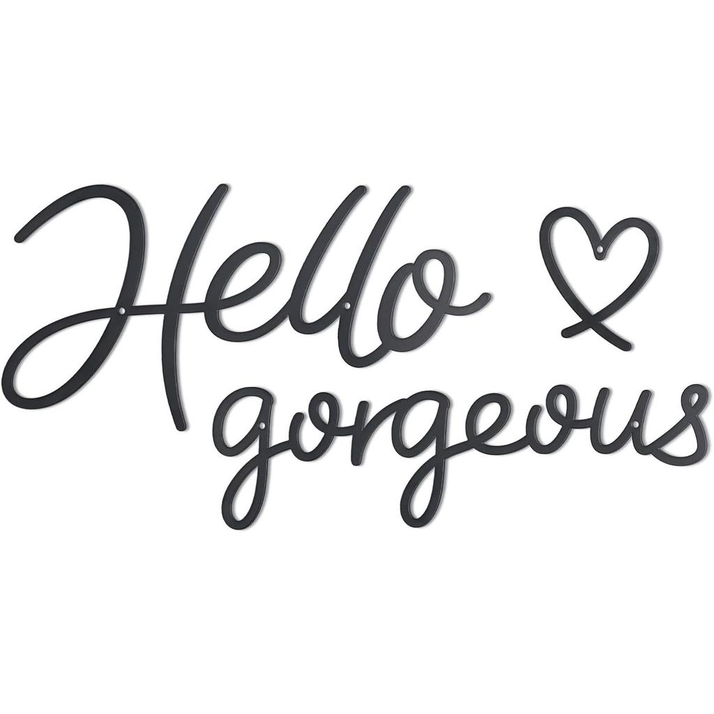 Rustic Wall Metal Sign Interior Decor