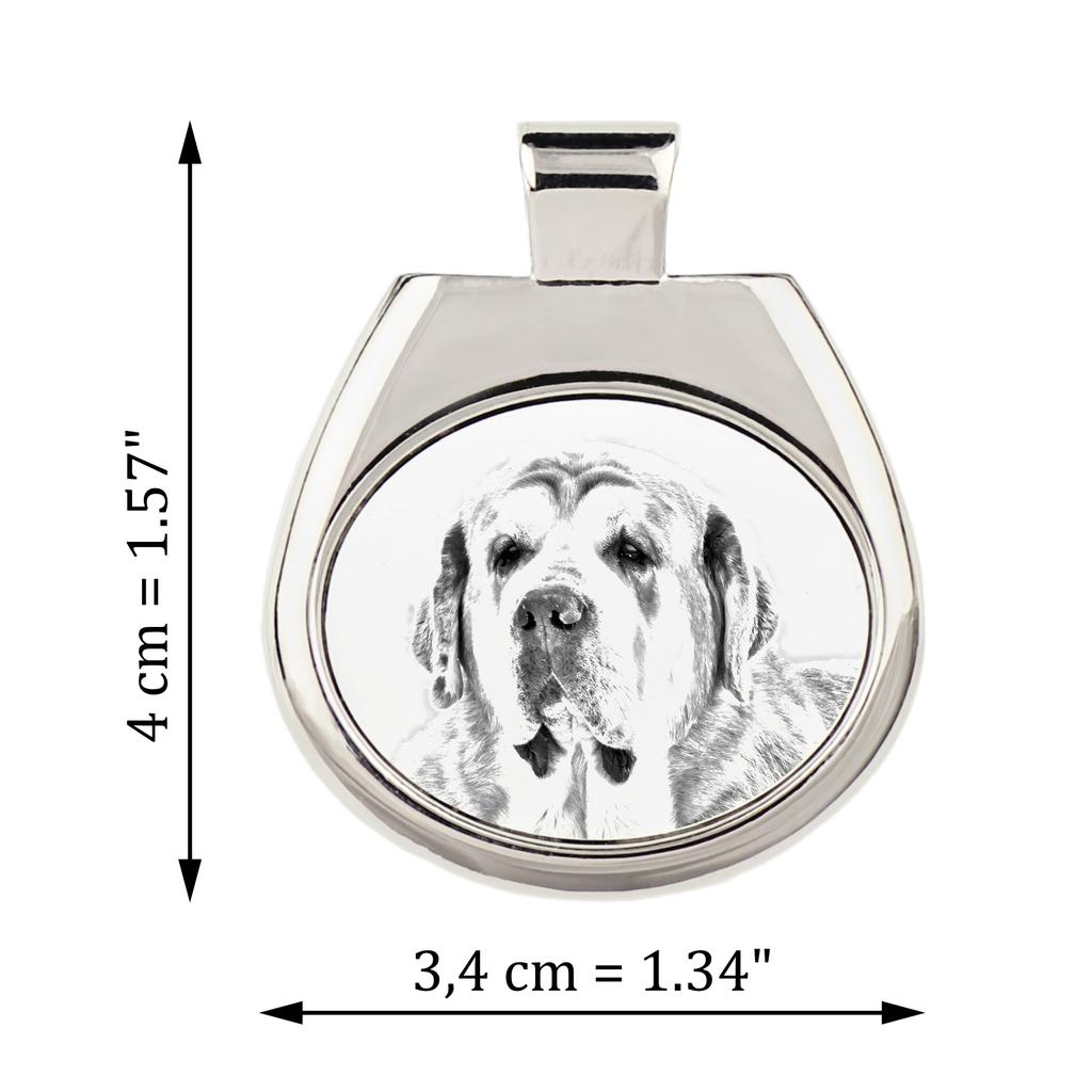 Spanish Mastiff, Mastín Español – Dog necklace, personalized pendant with a photo | Art-Dog