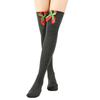 Women's Bowknot Christmas Stockings Over-the-Knee Socks