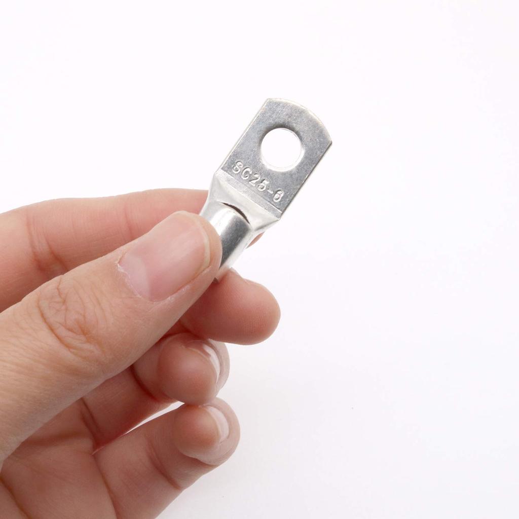 Lot De 60 Bornes En Cuivre étamé Avec Trou De Boulon, Connecteurs à