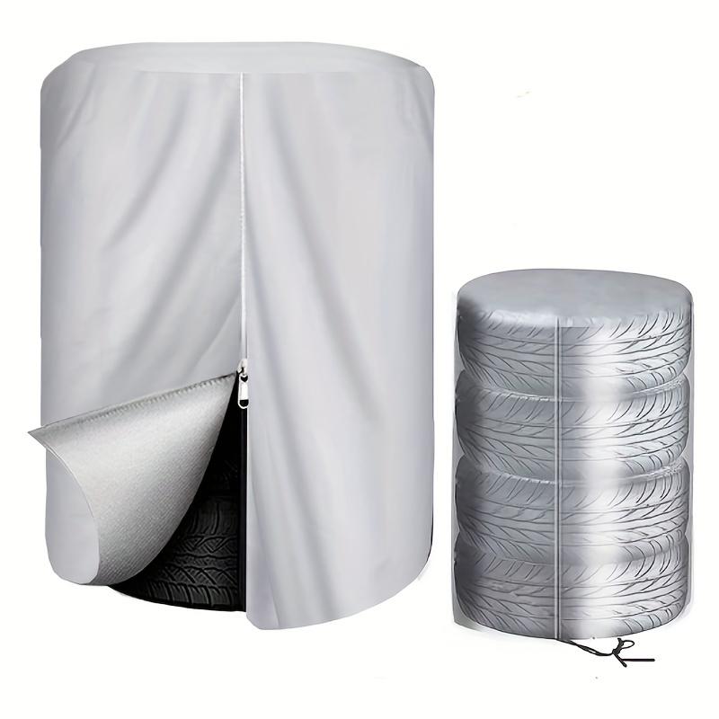 External Tire Cover - Waterproof, UV Resistant and Anti-fouling Polyester Auto Parts Storage Bag, Thick and Anti-aging