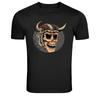 Viking Skull Helmet Warrior Graphic T-Shirt Norse Myth Tee