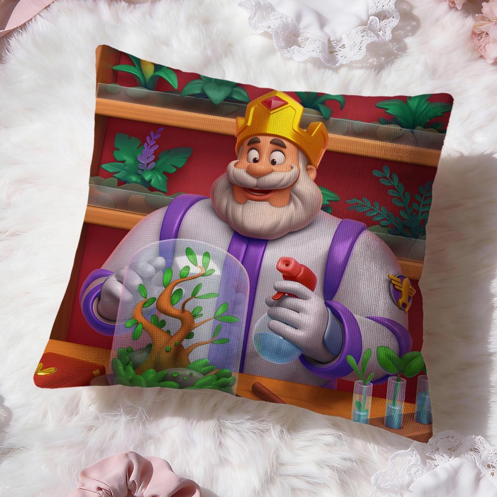 Royal Match game Cushion Cover Premium Comfort Reversible Pillow Cove -Two in One Design for Any Room & Car Interior