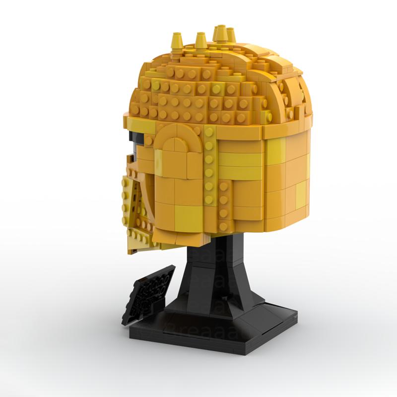 602pcs MOC The Armorer Helmet Collection Star Battle Model Building Blocks Architecture Christmas Gifts Toy Idea Education DIY