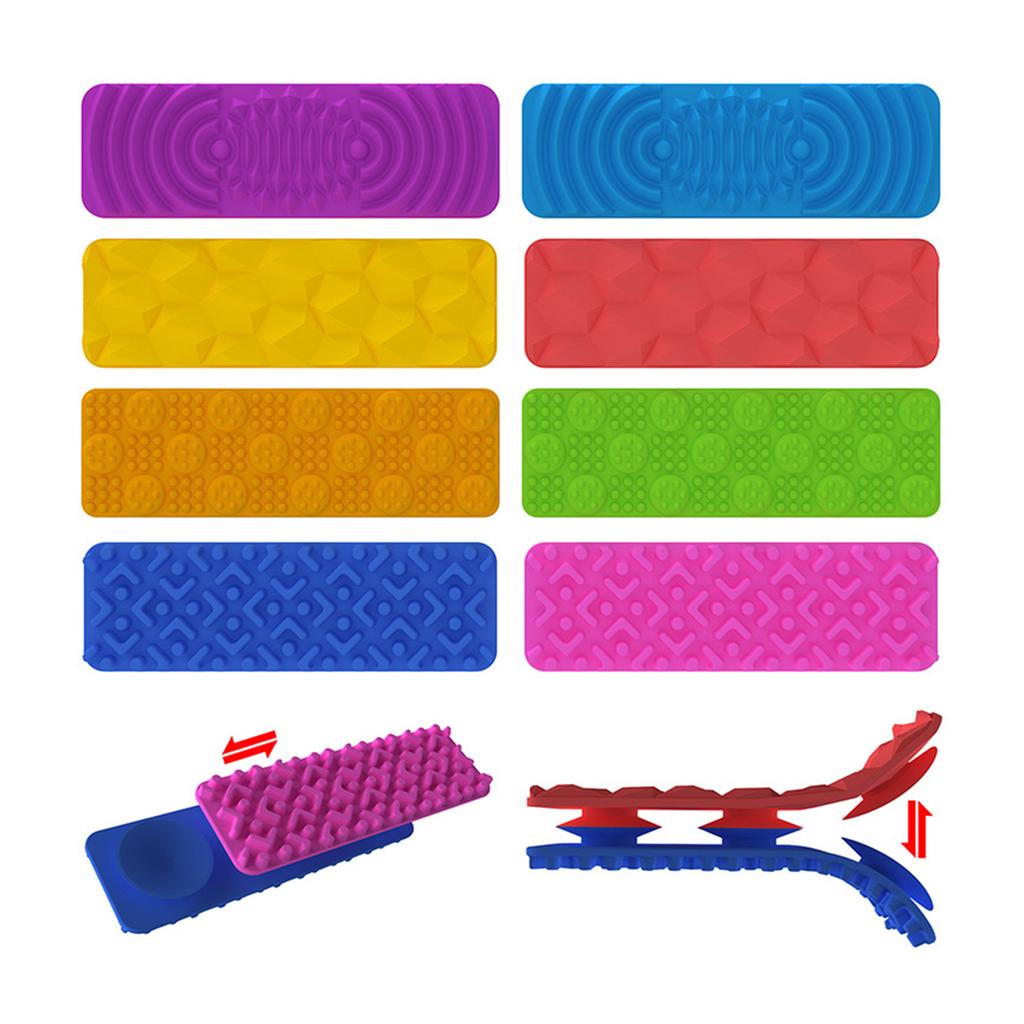 Silicone Texture Suction Cup Sensory Toy for Stress Relieve with Strong Adhesion for Office Home Bathroom Kitchen Supply