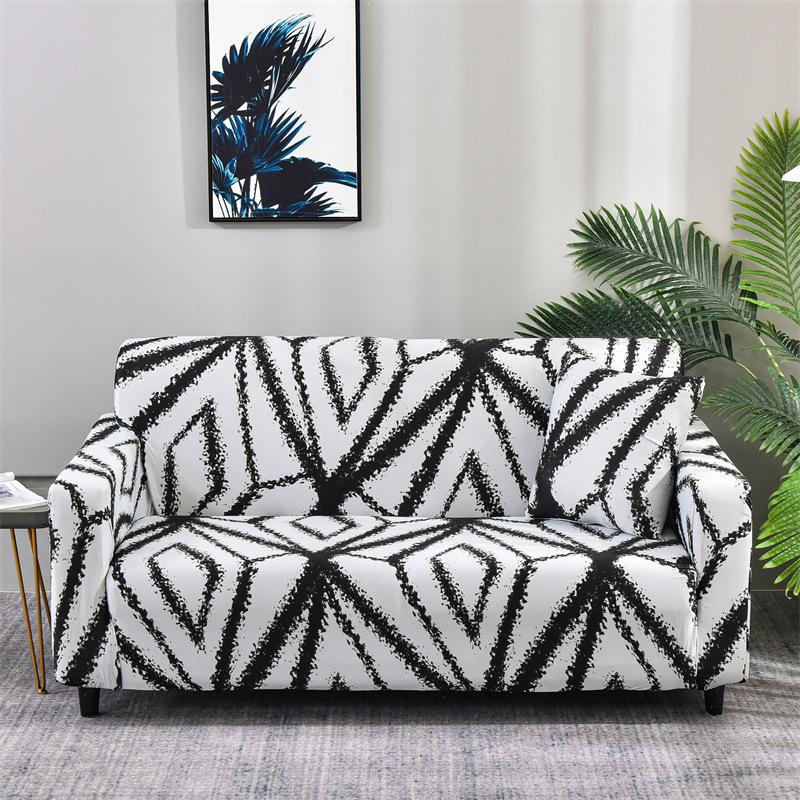 

Elastic 1/2/3/4 Seater Sofa Covers for Living Room Dustproof Cover for Sofa 3 Seats Adjustable Plaid Sofa Chaise Cover Lounge 1seat 90-140cm(1pc)