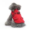 Winter Pet Dog Jacket Warm Cotton Coat With Front Zipper Small Medium Dogs