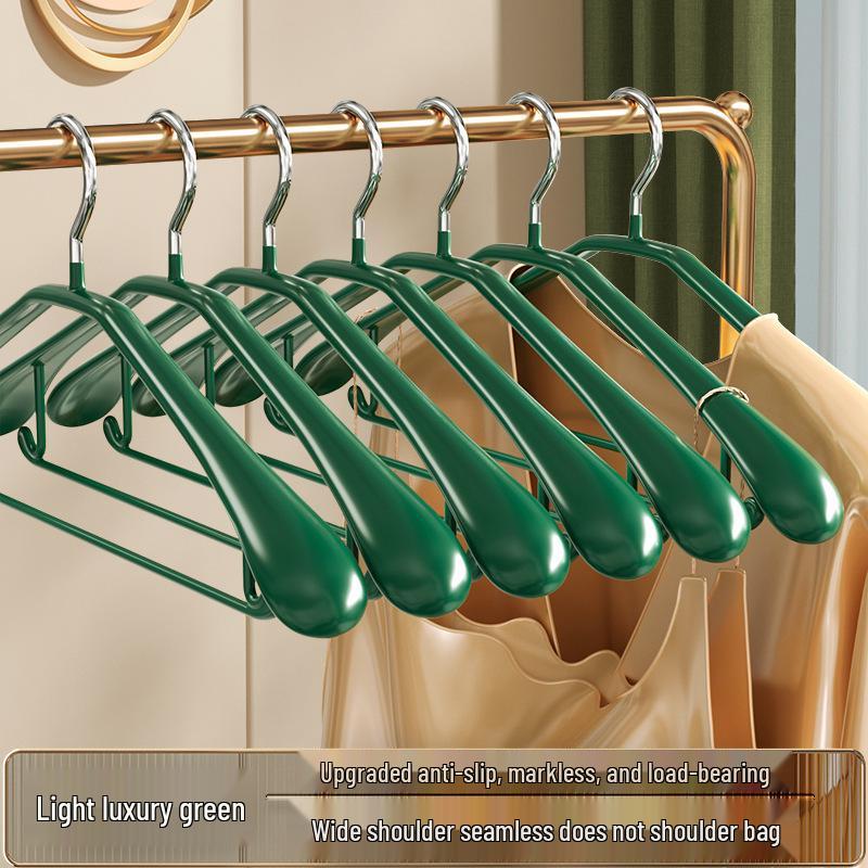 

Wide Shoulder Non-Slip Clothes Hanger Rack - Seamless & No Marks Drying Stand