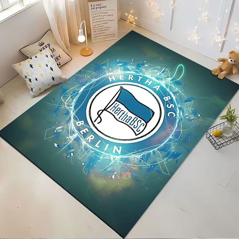 Hertha BSC Berlin Logo Carpet suitable as a non-slip mat for the living room or bedroom sofa