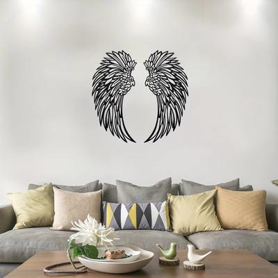 1 Pair Angel Wings Decorative Ornaments Metal Feather Wings for Wall Decor, Perfect for Party and Photography Backgrounds