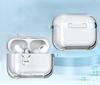 Transparent Protective Case for AirPods Pro 2: Anti-Fall, Manual Opening
