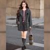 Bailuyu Women's Hooded Wool Blend Double-Faced Coat