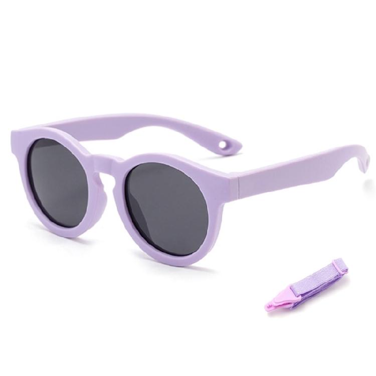 Lightweight Silicone Frame Toddler Sunglasses Foldable Design UV400 Sun Glasses Eyewear For Outdoor Travel
