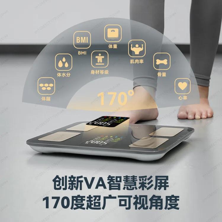 Smart Body Fat Scale, Accurate Bluetooth Bathroom Scale with 13 Body Composition Analysis, Fitness Health Monitor