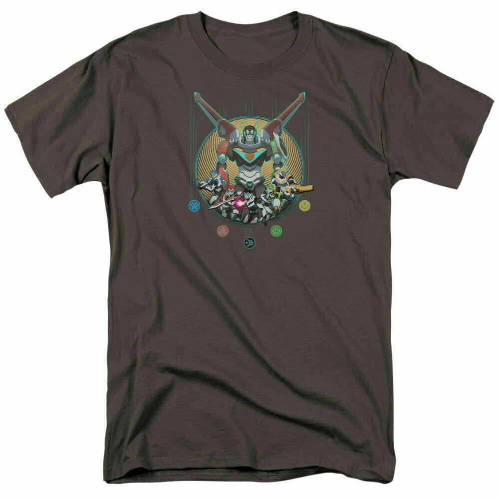26 Voltron Legendary Defender Assemble T Shirt Mens Licensed Cartoon Charcoal Unisex T-Shirt