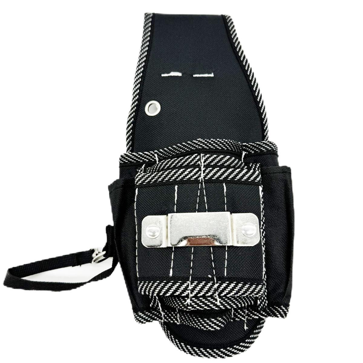 

9 In 1 High Quality Tool Waist Pack Belt Utility Kit Holder 600D Nylon Fabric Toolkit Electrician Waist Pocket Pouch Bag чорний