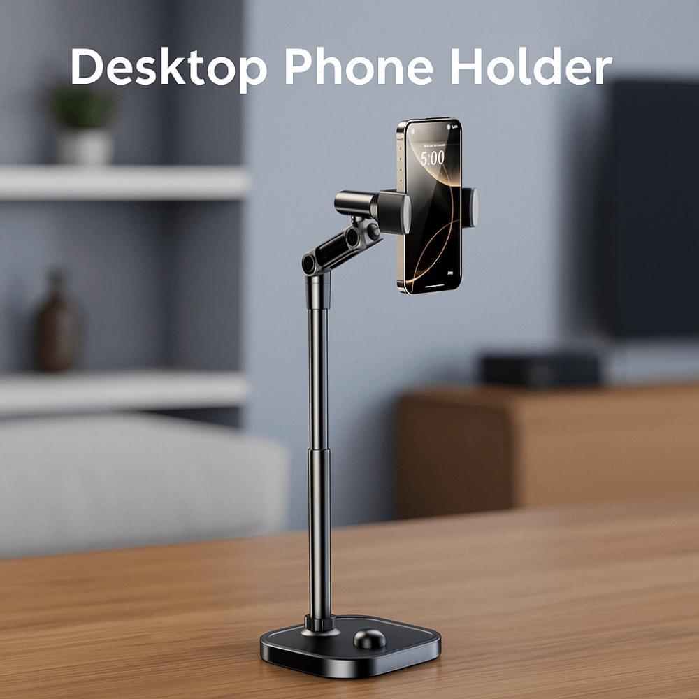 Overhead Desktop Phone Holder Adjustable Height Mobile Phone Bracket  Live Learning
