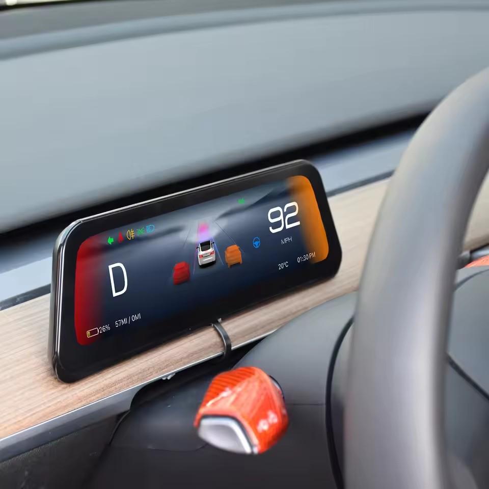 9.6" Head Up Display for Tesla HUD for Model 3 2017-2023 Y 2019-2025 Easy Installation Carplay Android AUTO