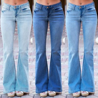bell cut jeans