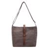 Vintage Canvas Crossbody Bag Tooling Style Shoulder Bag Women Commuter Tote Bag