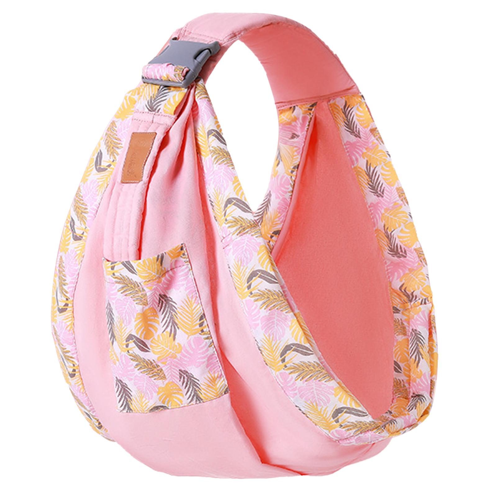 

Детский слинг-кенгуру Warp Cotton, мягкий, удобный для кожи, экономящий труд, для новорожденных розовый