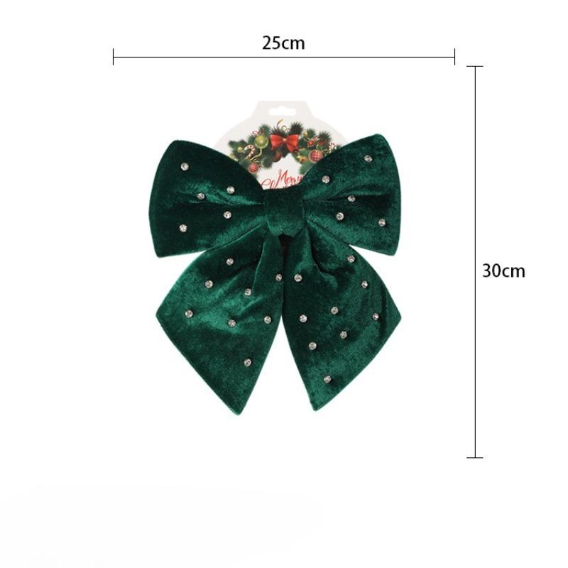 Christmas Bow Decorative Hanging Ornament for Tree Wedding and Party Decorations Perfect for Holiday and Hotel Displays