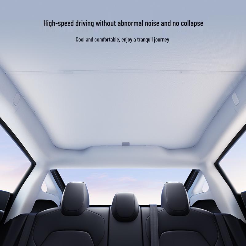 Tesla Model Y/3 Ice Crystal Honeycomb Sunshade for Sunroof