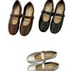 French Evening Wind Versatile Cross Belt Shoes Women's 2025 Spring and Autumn New Ballet Fairy Flat Mary Jane Shoes