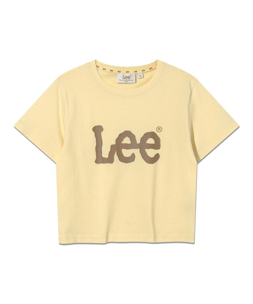 LEE Woman Big Twitch Logo T-Shirt Lemon