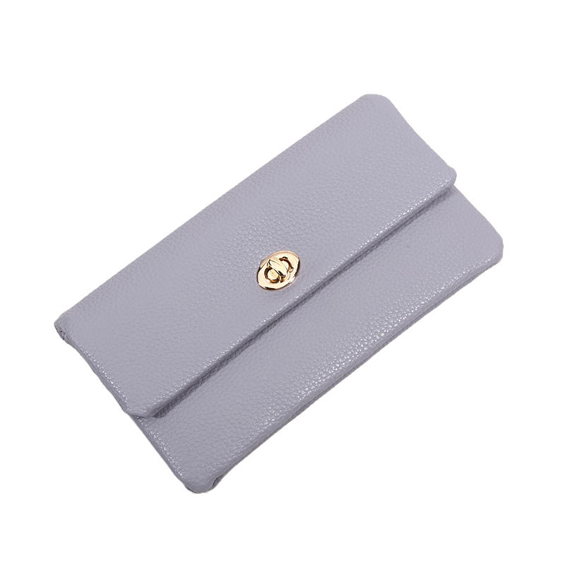 Stylish Women Wallets Long Hasp PU Leather Purses Portable Money Bag Solid Color Simple Multifunctional Coin Holder Fashionable Ladies Purse