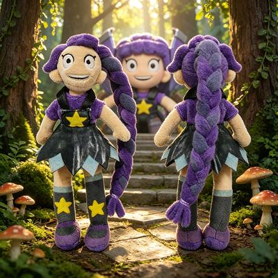 Új Poppy Playtime 5. fejezet Lily Lovebraids plüssjáték Aranyos lila fonott hajú karakter Plüssbaba Puha Játék plüssjáték gyerekeknek Rajongóknak Születésnapi ajándék