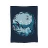 Susuwatari Rußgeister M-Mononoked Decke Fleece Winter Aways Prinzessinnen G-Ghibli Warmes Überwurf für Sofa Bettdecke