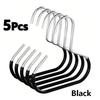 5pcs Hat Organizer for Baseball Caps Metal Hat Racks Storage Organizer Anti-Slip Hats Ties Scarves Bags Hanger Storage Hook