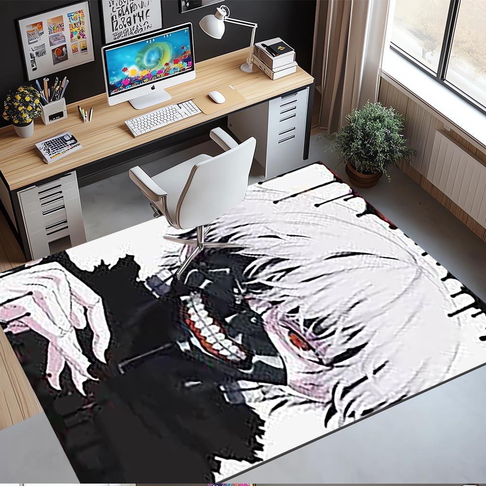 Tokyo Ghoul Printed Carpet,Rug,for Office Chair Living Room Bedroom Kitchen Room Decor Gifts.