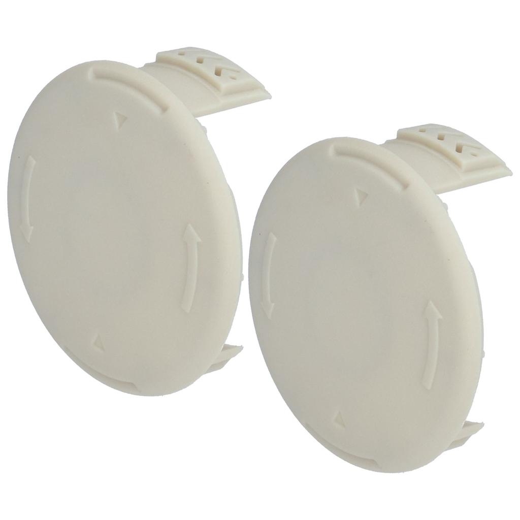 2Pcs Plastic Spool Caps Replacement 993373001 Fit for Ryobi AC14HCA One Cordless Trimmer