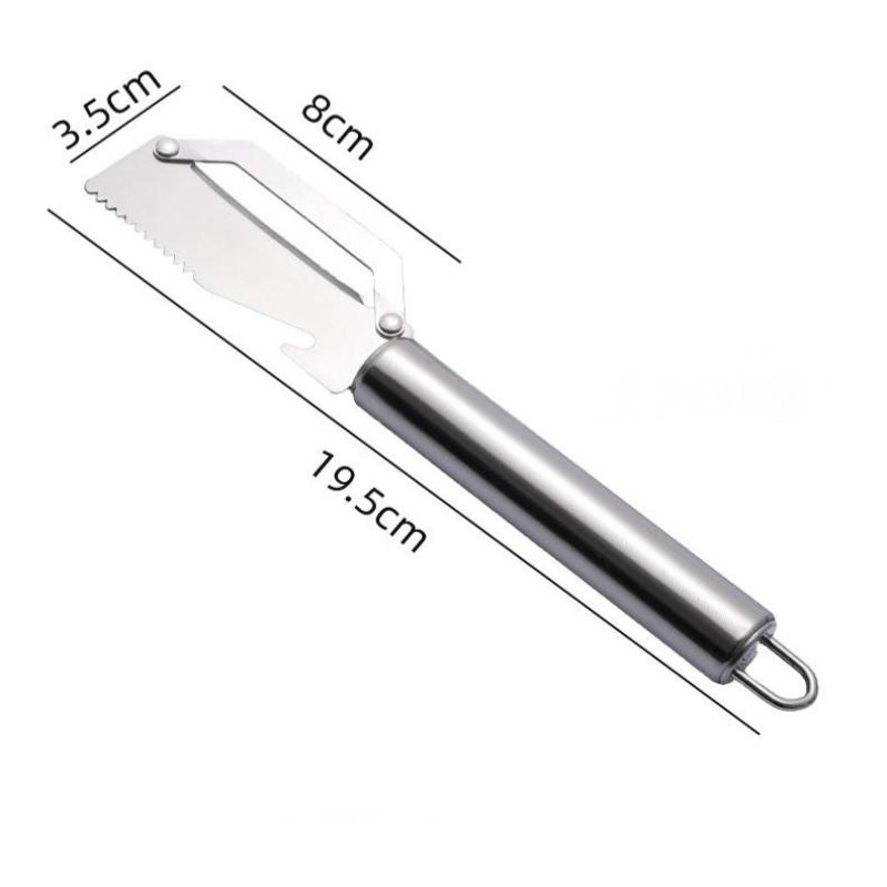

Multi-Functional Vegetable Peeler For Kitchen, Ultra-Sharp Stainless Steel Blade Bottle Opener, For Vegetables Or Fruits срібний