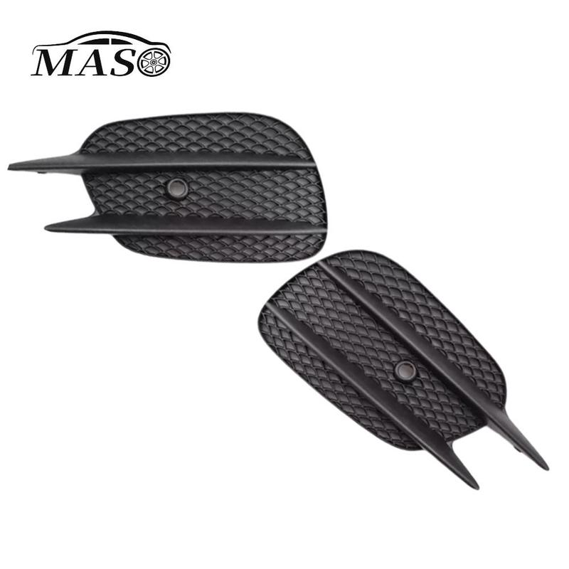 

Pair Front Bumper Fog Lamp Lights Grill Grille for MERCEDES-BENZ E-CLASS W213 E200 E260 E300 E350 E400 2016 2017 2018