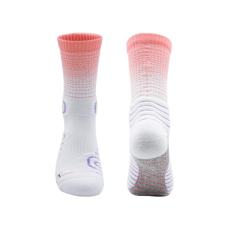 

Adult Children S High-Top Basketball Socks Student Actual Combat Professional Sports Socks High Tube Sweat-Absorbing Long Tube Breathable Towel Socks Msize(shoesize34-38)_2Pcs