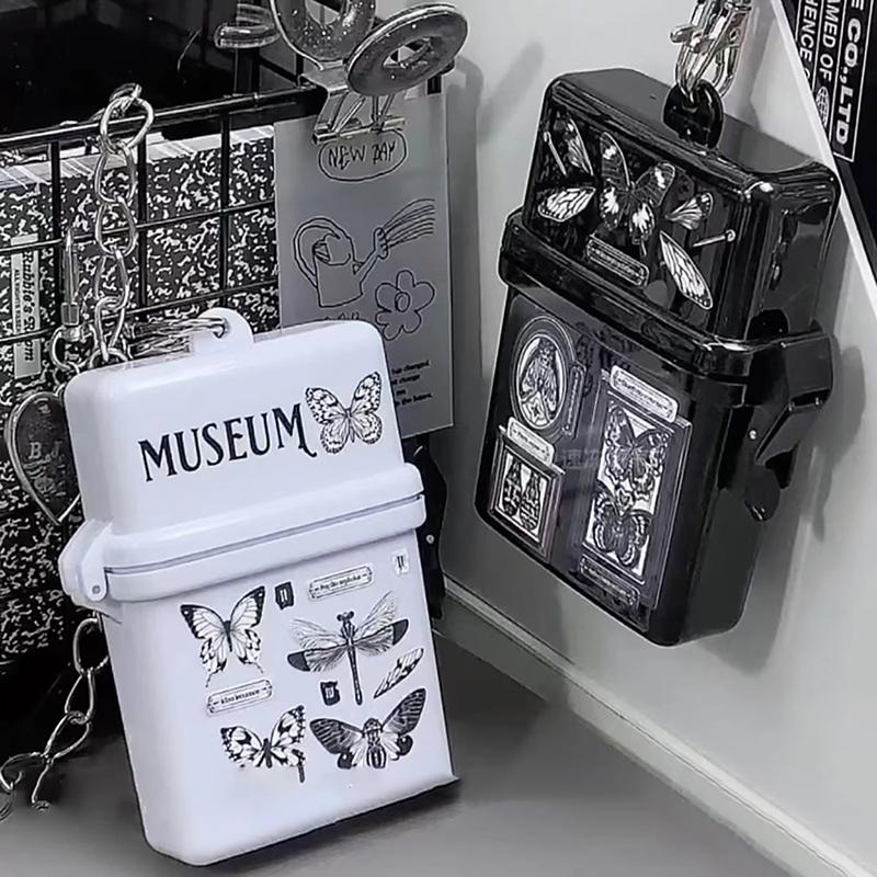 Kawaii Album Case Container Portable Card Sleeve Pocards Storage Box Kpop Idol Po Card Holder Boxes