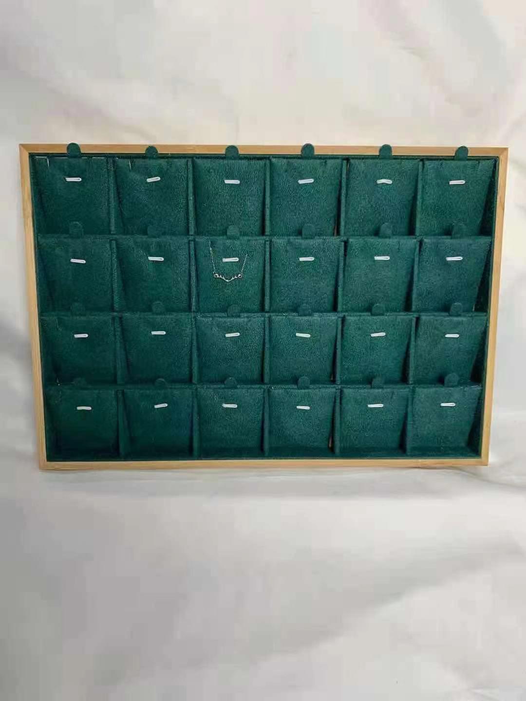 

Подставка для ювелирных изделий из бамбукового дерева для ожерелий и сережек