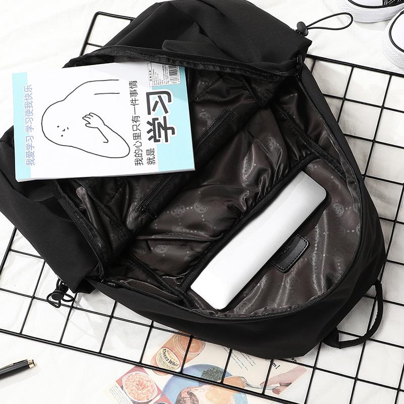 Backpack Male Female Junior High School High School College Student School Bag Large Capacity Backpack Commuter Travel Bag Leisure Travel