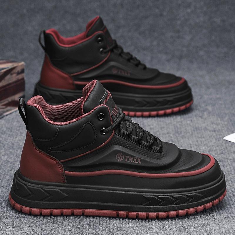 

High-top board shoes men s autumn casual men s shoes 2024 new heightening platform sports trendy shoes students and teenagers 39
