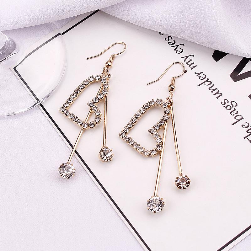 Pearl & Zircon Tassel Earrings